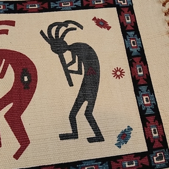 3/$15 Set of 6 Aztec Mayan Dancer Placemats - Picture 5 of 7